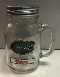 Mason Jar 16oz Glass With Lid Mug Cup.