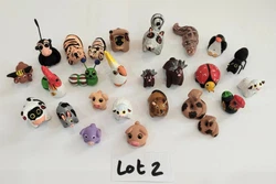 Lot de 25 animaux miniature pour création de mini vitrine. crèche ou collection. the sending costs, before buying.