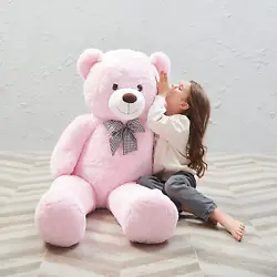 HIGH QUALITY: We use safe materials to make our teddy bear plush toys, so dont worry,buy it. Use age:3+ years old....