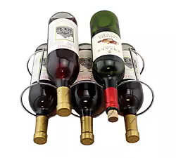 Display your wine bottles with simple elegance. Each holder will accommodate up to 5 bottles and are stackable. Table...