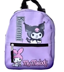 BRAND NEW Sanrio Hello Kitty and Friends KUROMI purple Mini Backpack 10