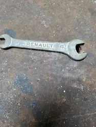 Vintage Renault 9mm x 12mm Double Open End Wrench Made in France.
