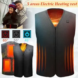 Heated Vest. -5 areas of fever, warm-up, warm belly, warm waist, warm neck. -The carbon fiber heating sheet is heated,...