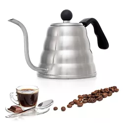 GREAT FLOW RATE - Coffee lovers can use the kettle to pour coffee into their coffee tools with dexterity and high flow...
