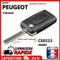 Référence CE0523 HU83. ➜ Compatible avec les boitiers deréférence CE0523 HU83. Besoin de changer votre clé de...