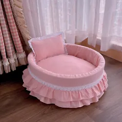 Princess Pet Dog Cat Sofa Bed House Puppy. There is a link to direct you a secured checkout page. Service Level. We do...