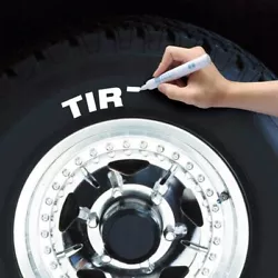 TOYO TIRES ONLY HAVE 4 LETTERS, 2 MARKERS MAY BE ENOUGH PER TIRE. BRIDGESTONE TIRES, HOWEVER, HAVE 11 LETTERS & 2...