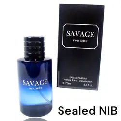 SAVAGE Cologne for Men, Lasting Fragrance Eau de Parfum Spray 3.4 oz. New Sealed.