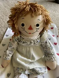 19” Georgene Raggedy Ann She is in used good condition…Please refer to photos and ask any questions I will answer...