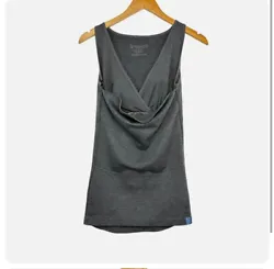 Introducing the Lalabu Soothie Shirt Baby Wearing Nursing Grey Tank Top for Womens Large. This comfortable and stylish...