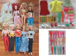 Includes all dolls plus clothes and brushes/accessories pictured.
