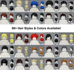 100% Original LEGO Parts. Choose your desired hair styles/colors & lot size (see 2nd picture).