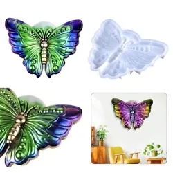 Type: Resin Casting Mold. Shape: Butterfly. Material: Silicone. Due to the light and monitors effect, colors may have...