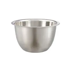 Made with durable stainless steel, this mixing bowl will not only last, but it will be easy to clean out after each...