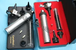 New Professional Diagnostic Otoscope, Specula, and UPGRADED Snap Shut Hard Case with Soft Foam Lining. 2.5v Xenon / LED...