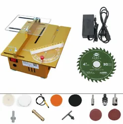 8 functions in one, multifunction mini table saw for handmade woodworking such as electric polishing, grindering,...