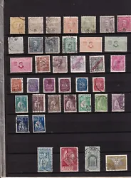 PORTUGAL  Lot 38 timbres . oblitérés Anciens