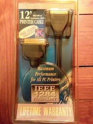 IEEE 1284 Printer Cable. Condition is 