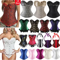 Feature: Boned,Overbust,Underbust. Material: Satin;Jacquard;Faux leather. Hope for understand ing 