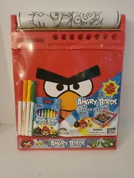 Cra-Z-Art Angry Birds Roller Desk coloring book Crayons, Markers Road Trip Toy. This item is brand new and sealed....
