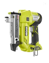 This Ryobi P318 nail gun is a powerful tool designed for precision nailing. It uses 23g nails and has a maximum...