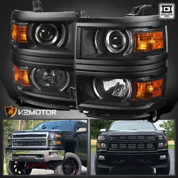 SPECDTUNING INSTALLATION VIDEO 2014-2015 CHEVY SILVERADO PROJECTOR HEADLIGHTS. (Fit 2014 New Body style models only;...