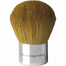 Use this soft durable Kabuki brush (made of all animal hair) to apply powder, bronzer or blush.
