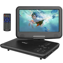 Dual speaker design, bring you a louder and clearer sound. No need to worry about the regions, this DVD player supports...