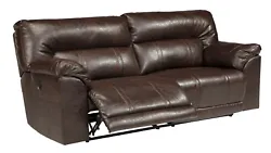 Ashley Furniture -- Barrettsville DuraBlend® Reclining Sofa. Collection: BARRETTSVILLE. This sofa is in excellent...