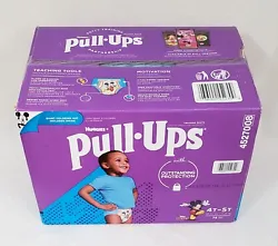 New and sealed. Easy potty training with an underwear-like fit; features stretchy sides that little hands can move up...