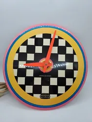 Vintage 1960s Peter Max Design General Electric Wall Clock *still works*.  In great condition, found at estate sale. ...