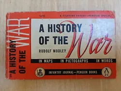 A HISTORY OF THE WAR by Rudolf Modley.