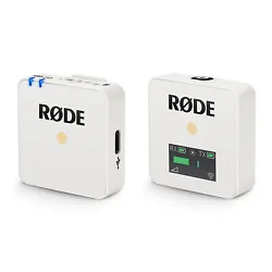 RODE Wireless GO Blanc - Système de microphone sans fil compact pour APN/Caméscope