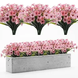 Designed for outdoor indoors decoration,These lifelike fake flowers add a charming charm to your front porch, walkway,...