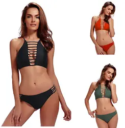 Its made of quality fabric, this swimsuits set are stretchy, breathable and comfortable to wear.