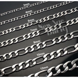 : Width: 3/4/5/7/9/10/12mm. These elegant chains are handcrafted in Stainless Steel. Solid and heavy feel. These chains...