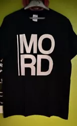 T shirt minimal Techno Label MORD / bas mooy. État : 
