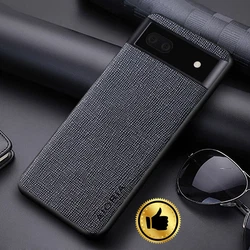 Housse Etui arrière en cuir PU antichoc For Google Pixel 6 7 Pro 6A 5A 5 4A 4 XL. Pour Google. Cuir synthétique....