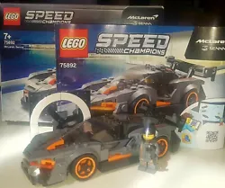 LEGO - speed champions - 75892 - McLaren Senna  Complet Avec boîte et notice (Il ny a quun jeu de 4 enjoliveurs) ...