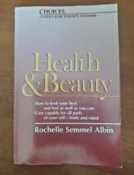 Health and beauty - two aspect of caring or two opposing ideals?.