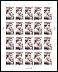 3181 VF/XF NH, 32c Madam C.J. Walker Sheet, bold color!