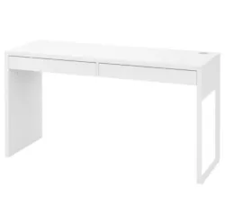 A clean and simple look that fits just about anywhere. You can combine it with other desks or drawer units in the MICKE...