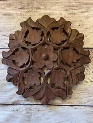 Wooden Trivet Plant Stand Wall Hanging Decorative 7