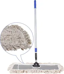 🧹 Our cotton mop head is the perfect solution for dusting and cleaning a variety of floor surfaces, including...