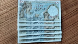 Série de 6 billets dont les numéros se suivent. Envoi en lettre recommandée.