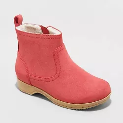 •1in Etta zipper wedge booties •Faux-fur lining •Comes with side zipper closure •Pull tab at the back heel...