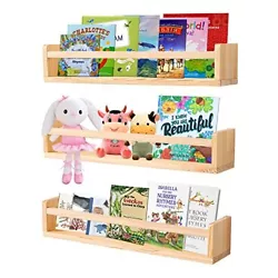 Versatile Solid Wood Floating Shelves! Beautiful wooden floating shelves The stereoscopic wood grain with lovely...