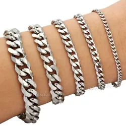 B: 1x Bracelet + 1x Necklace. Material: Stainless Steel. Item Length7-11