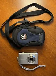 We bought it for him several years ago to take photos of his grandchildren. The original battery is included.