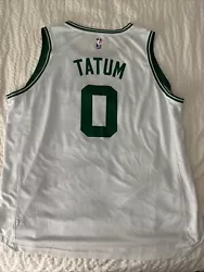jayson tatum jersey Mens Boston Celtics Authentic Fanatics Size 2XL #0 White. Condition is Used. Shipped with USPS...